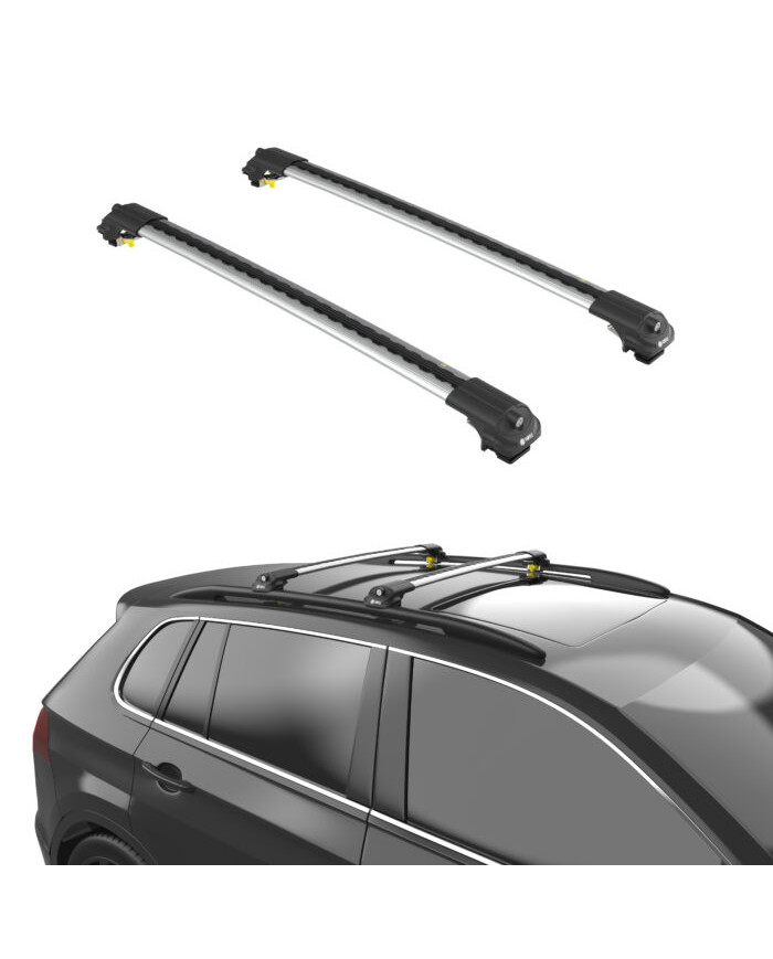 Turtle AIR 1 aerodynamic roof rack - Black