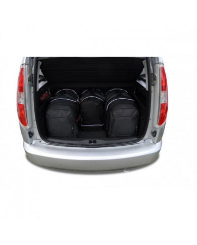 KJUST set of car trunk bags - SKODA ROOMSTER I 2006-2015 4PCS