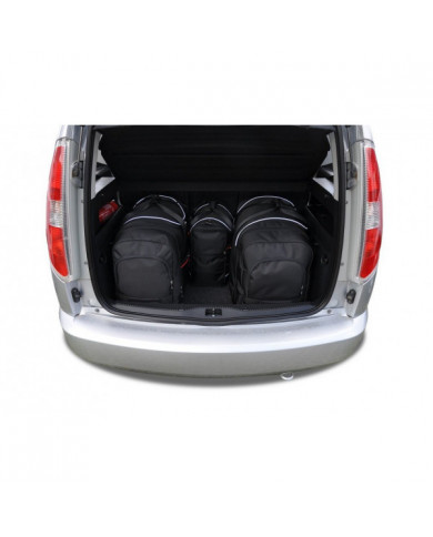 KJUST set of car trunk bags - SKODA ROOMSTER I 2006-2015 4PCS