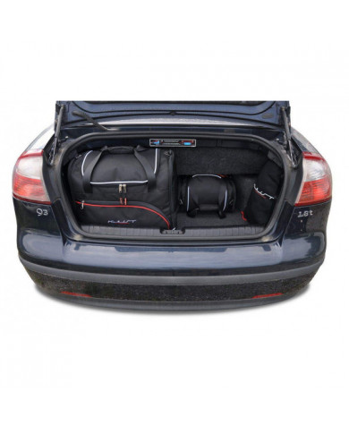 KJUST-Set Autotaschen für den Kofferraum - SAAB 9-3 CABRIO II 2002-2015 4PCS