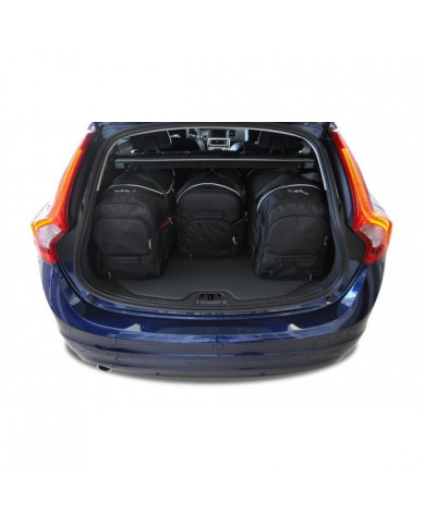 KJUST set of car trunk bags - VOLVO V60 I (155) 2010-2018 4PCS