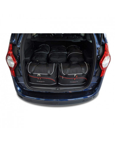 KJUST set of car trunk bags - DACIA LODGY I 2012-2022 5PCS