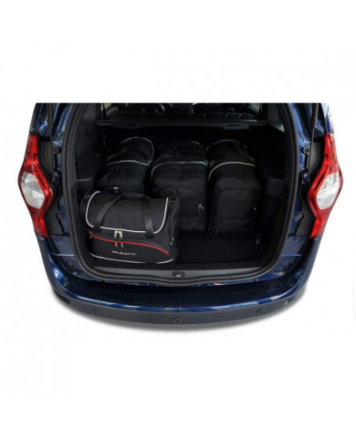 KJUST set of car trunk bags - DACIA LODGY I 2012-2022 5PCS