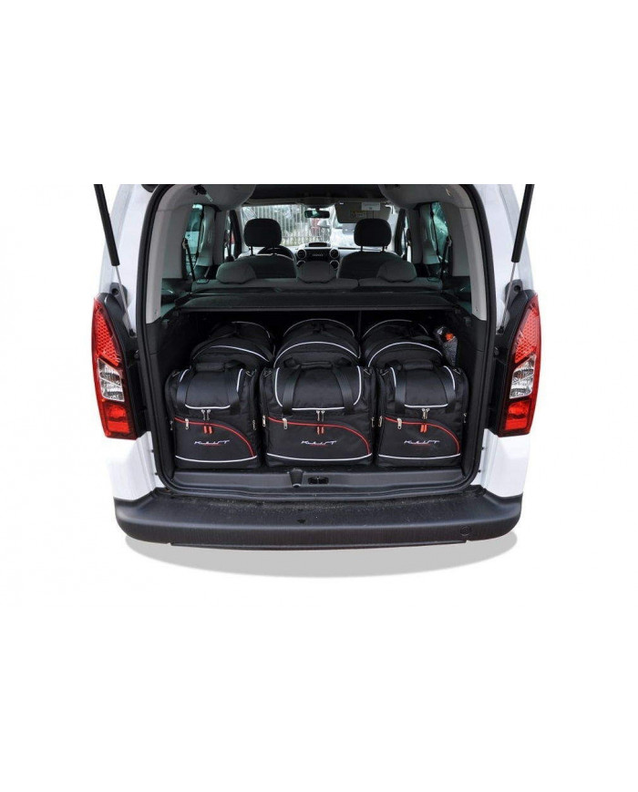 KJUST set of car trunk bags - CITROEN BERLINGO II (B9) 2008-2018 6PCS