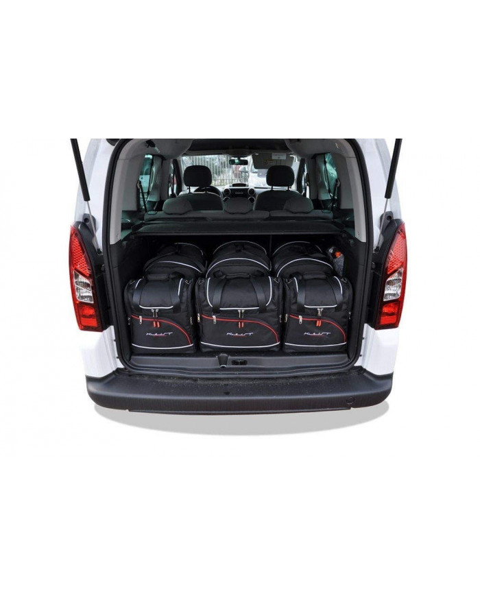 KJUST set of car trunk bags - PEUGEOT PARTNER B9 2008-2019 6PCS