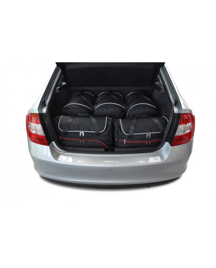 KJUST set of car trunk bags - SKODA RAPID LIFTBACK II 2012-2019 5PCS