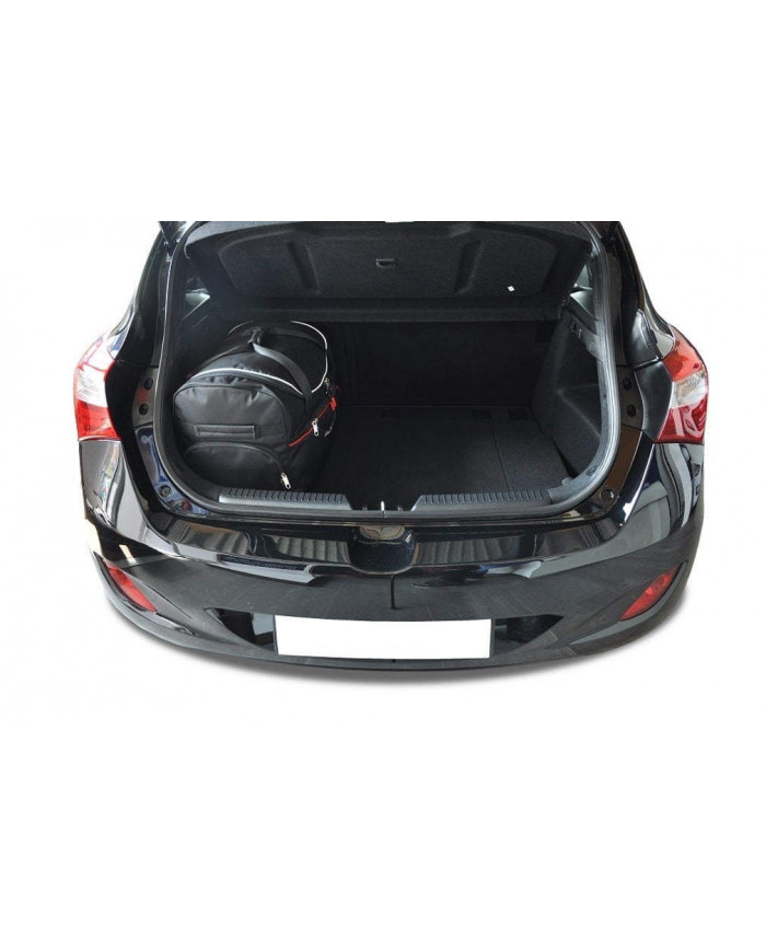 KJUST set of car trunk bags - HYUNDAI i30 5 HATCHBACK II 2012-2016 4PCS