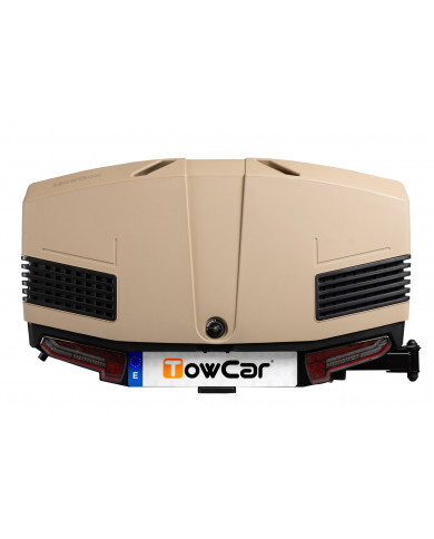 Towbox CAMPER V3 Camel SHORT box na tažné zařízení