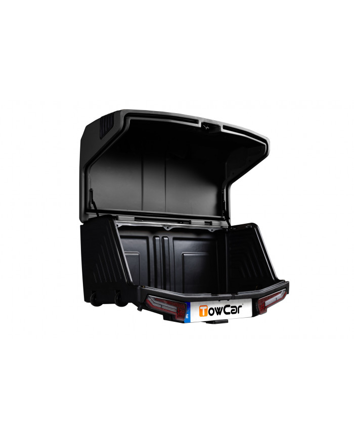 Towbox CAMPER V3 Urban Black LONG Box für das Abschleppen von Ausrüstung