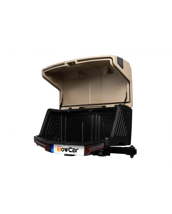 Towbox CAMPER V3 Camel LONG Box für das Abschleppen von Ausrüstung